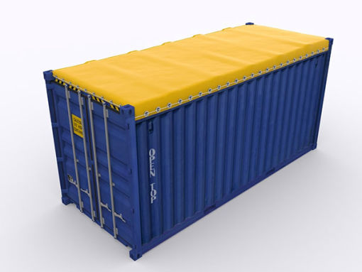 container blue